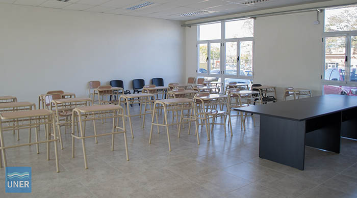 Las nuevas aulas ya son utilizadas por los alumnos.