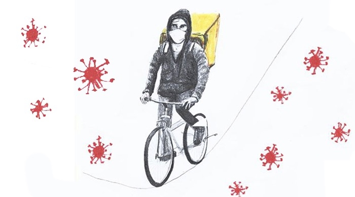 Los héroes en bicicleta: entre la precarización y la pandemia