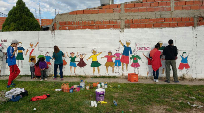 Visita a la Casa del Niño en Gualeguaychú, donde funciona el proyecto Proyecto Entramado. Encuentros, aprendizajes y derechos en una experiencia de educación y comunicación alimentario nutricional.